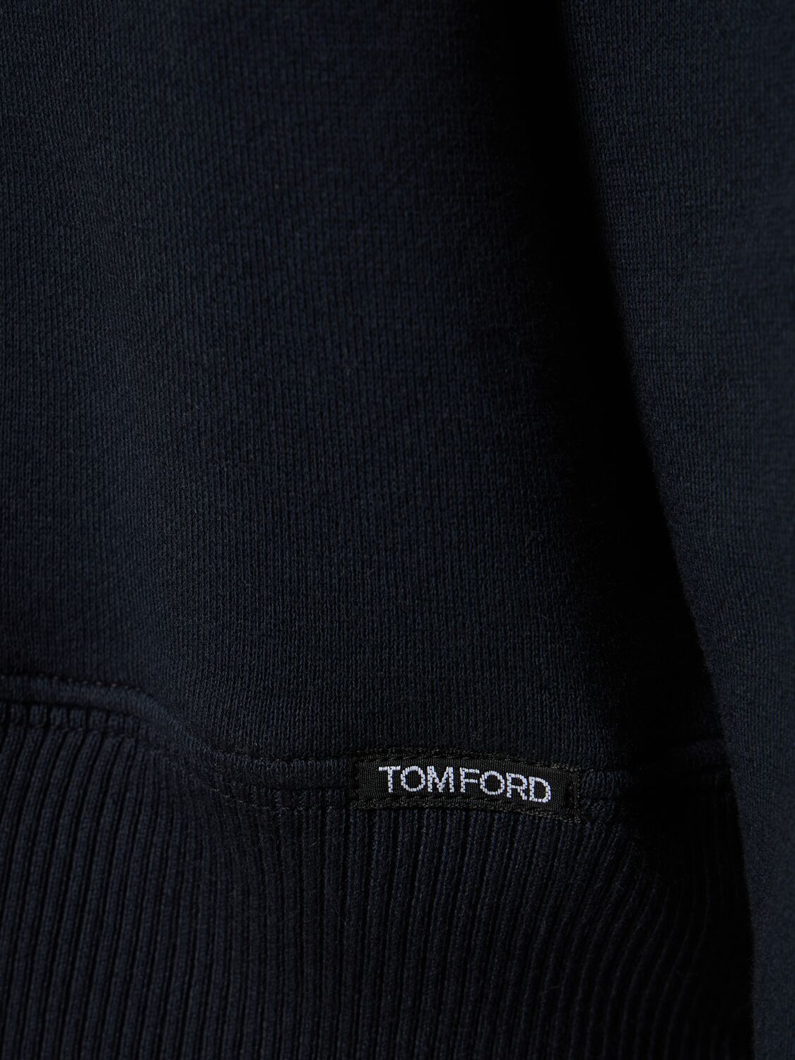 TOM FORD VINTAGE GARMENT DYED COTTON SWEATSHIRT 