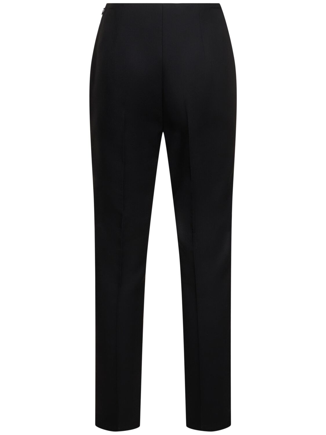 Shop Ralph Lauren Bobbie Straight Pants In Black