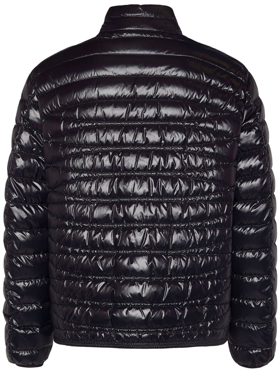 Shop Moncler Leveche Nylon Down Jacket In Black