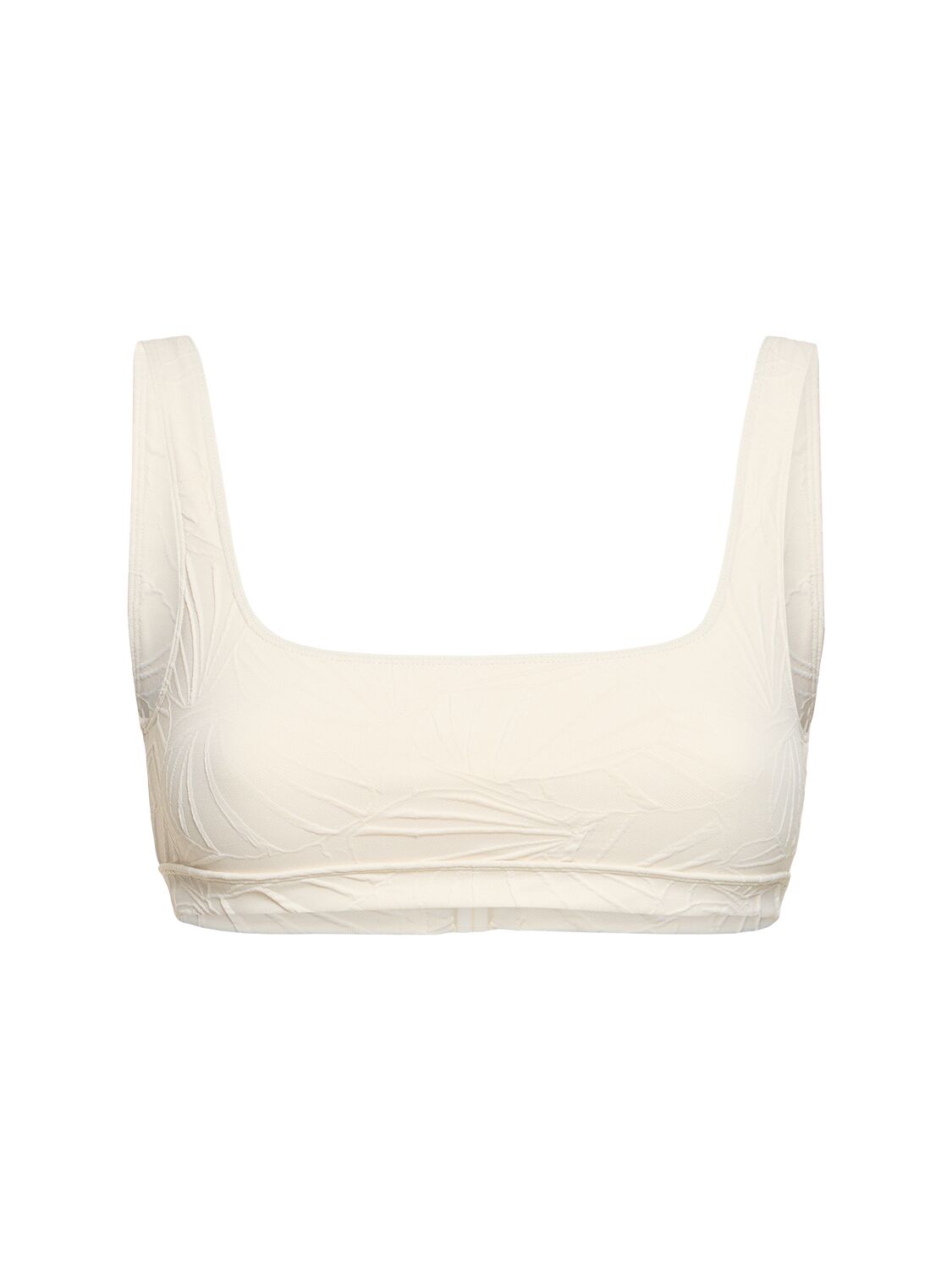 Loulou Studio Hephaistos Bikini Top In Ivory