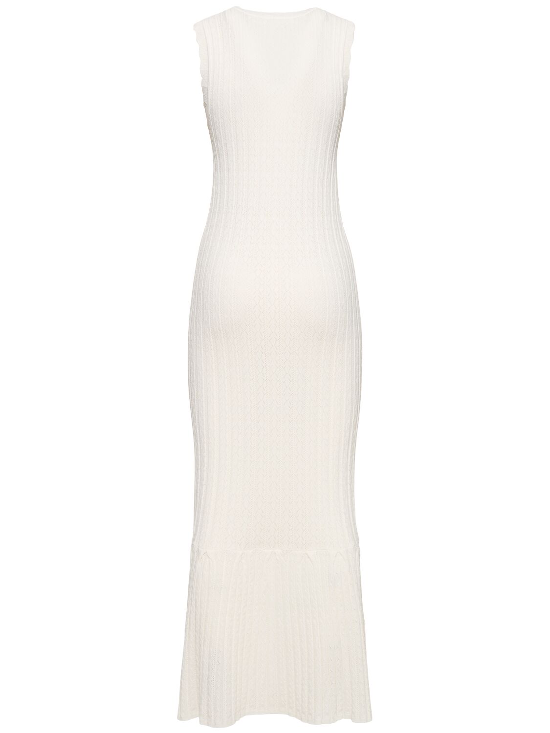 LOULOU STUDIO MOLINO VISCOSE BLEND MIDI DRESS 