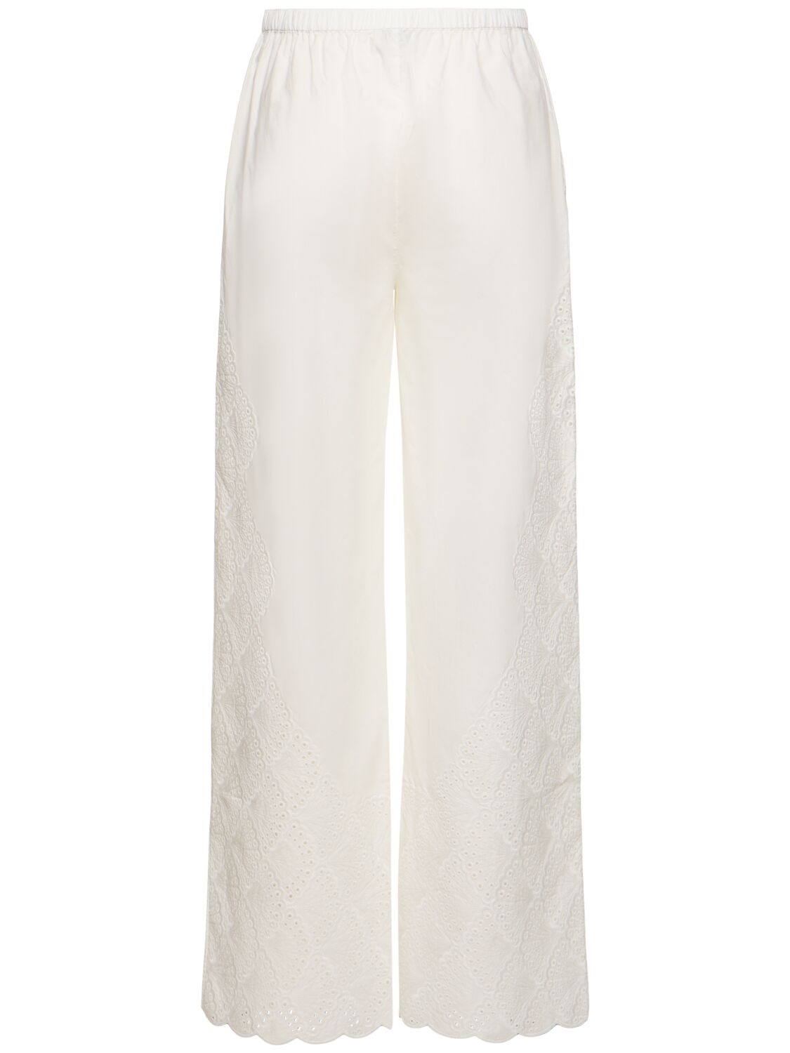 LOULOU STUDIO DULCHE COTTON WIDE PANTS 