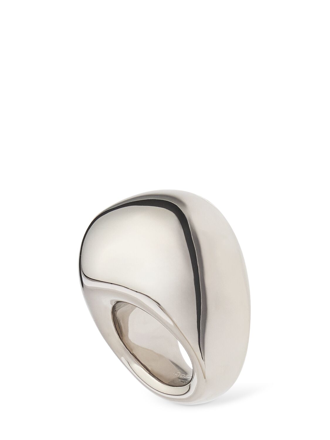 Courrèges Drop Metal Ring In Silver