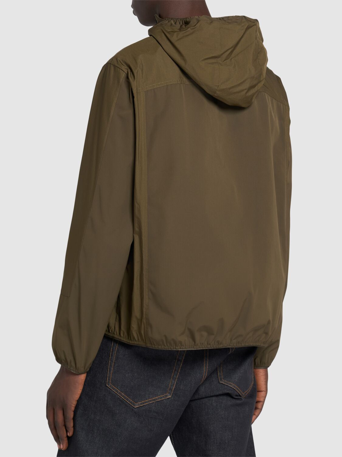 Shop Moncler Kona Tech Jacket In Olive Green