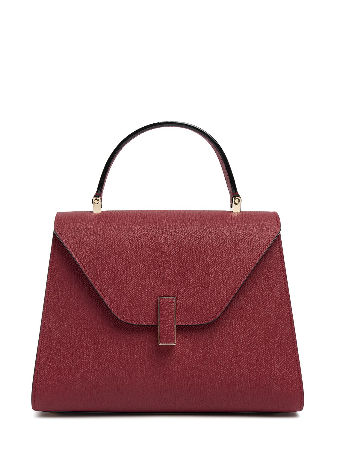 Valextra Medium Iside Soft Grained Leather Bag In Burgundy