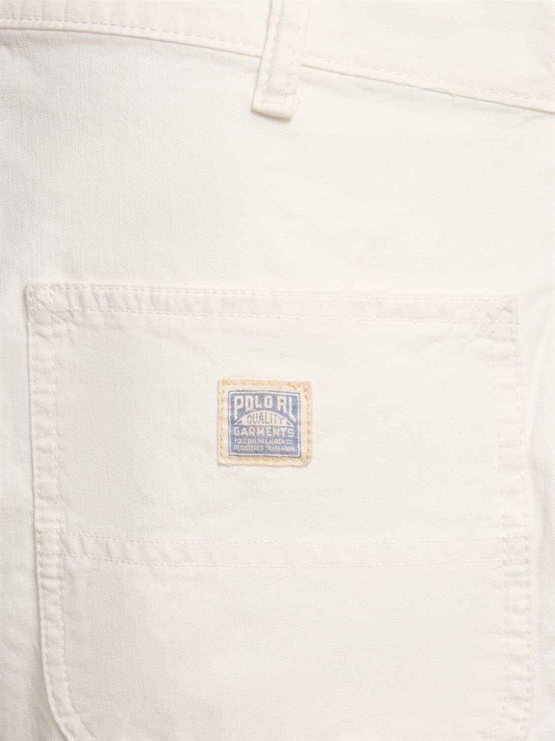 Shop Polo Ralph Lauren Denim Shorts In Deckwash White