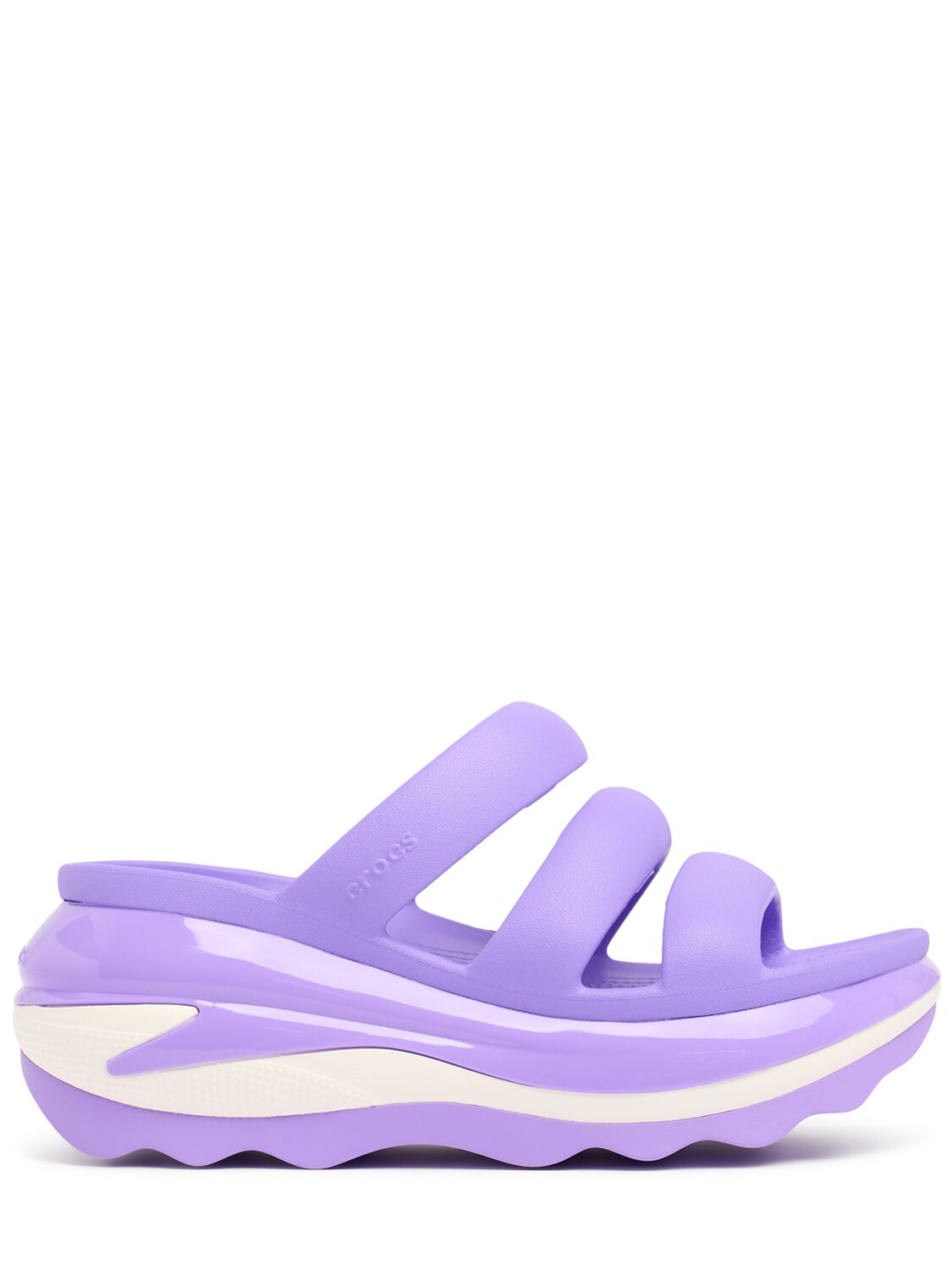 Crocs Mega Crush Slides In Purple