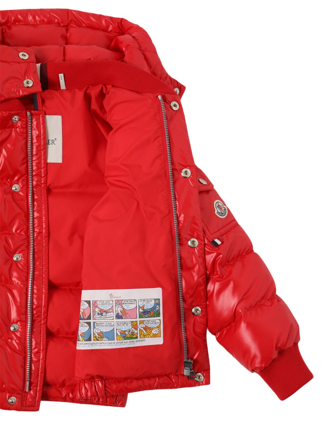 Shop Moncler Manaem Tech Down Jacket In Red