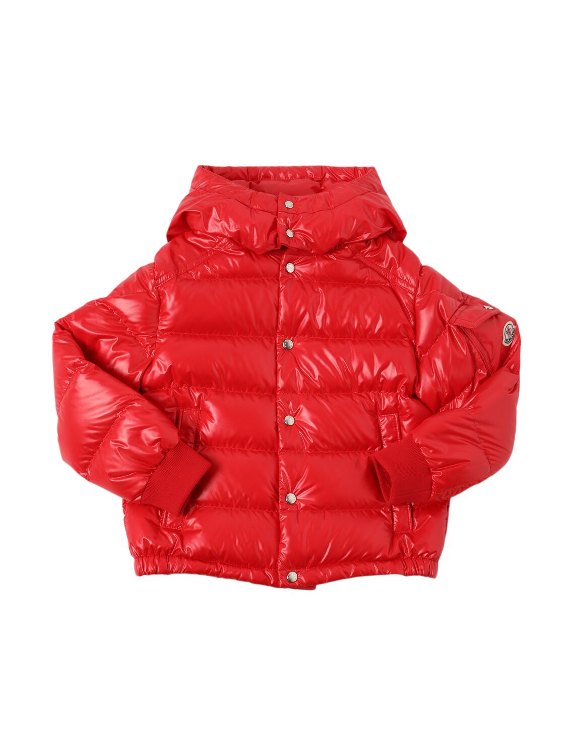 Moncler Manaem Tech Down Jacket In Red