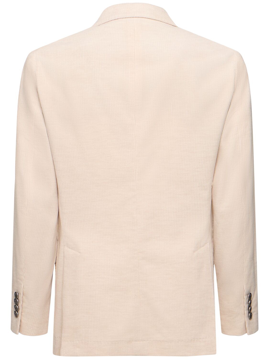 Shop Brunello Cucinelli Deconstructed Cotton & Cashmere Blazer In Beige