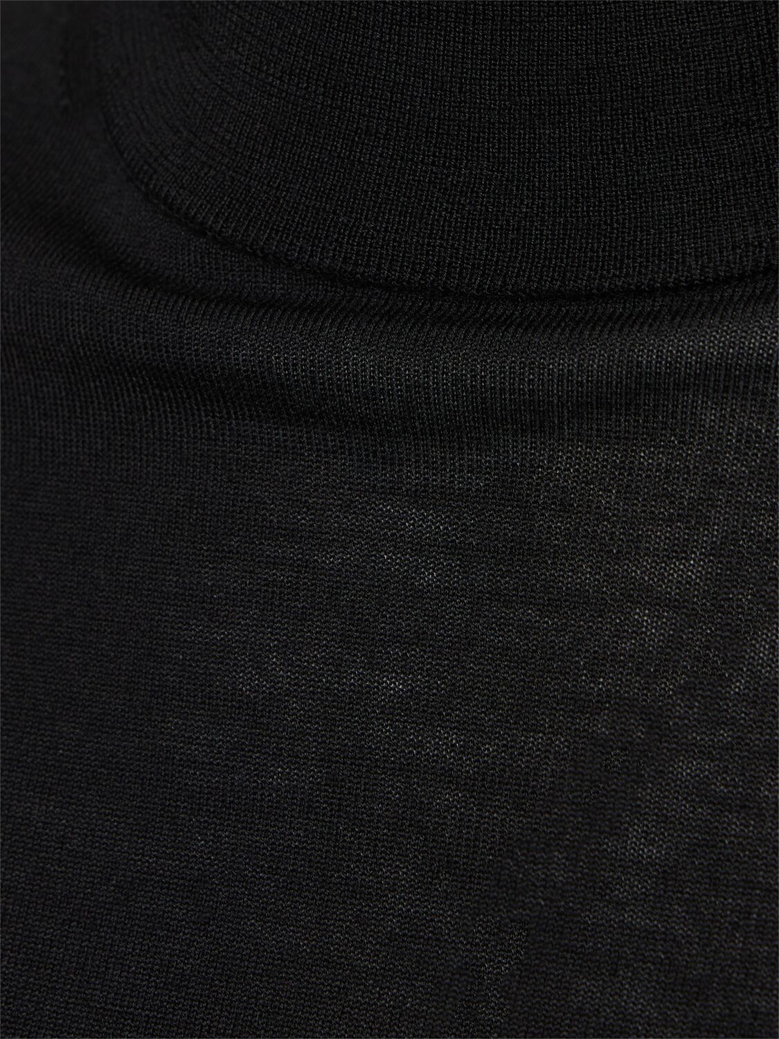 Shop 's Max Mara Gigi Wool Knitted Top In Black