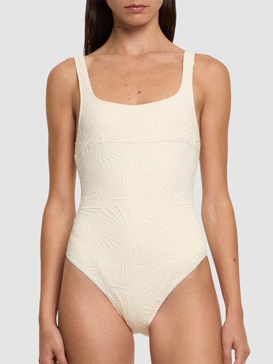 Shop Loulou Studio Apollon One-piece Swimsuit In Ivory