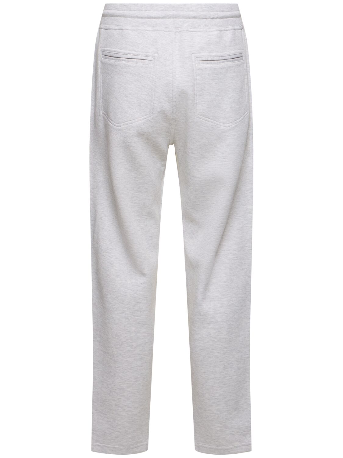 Shop Brunello Cucinelli Leisure Sweatpants In Grigio Perla