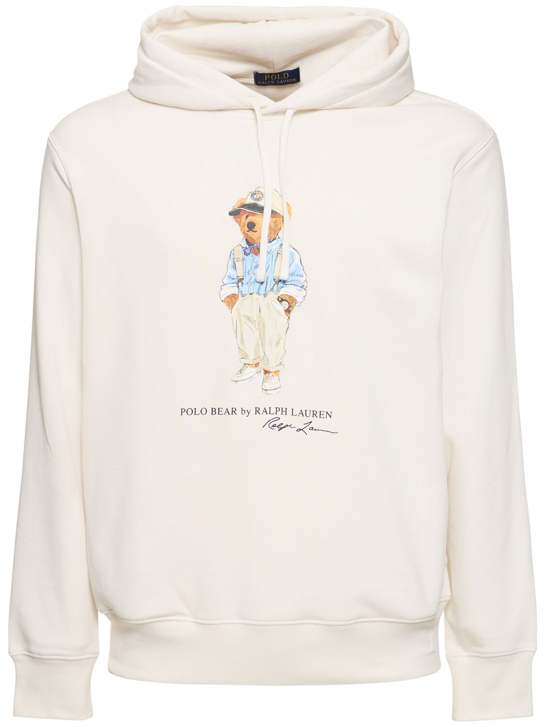 Polo Ralph Lauren Bear Sweatshirt Hoodie In Neutral