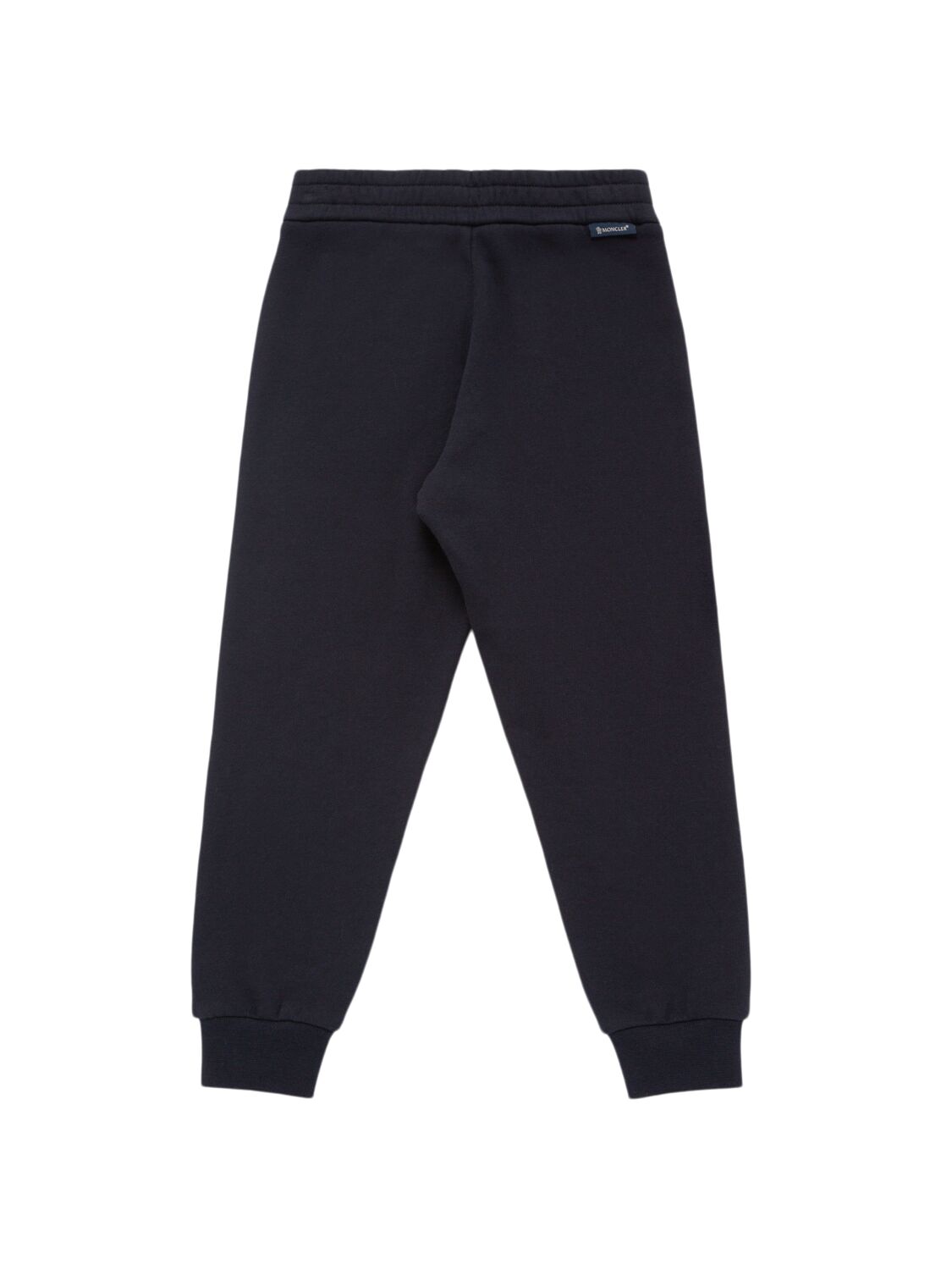 Shop Moncler Cotton Fleece Sweatshirt & Sweatpants In Midnight Blue