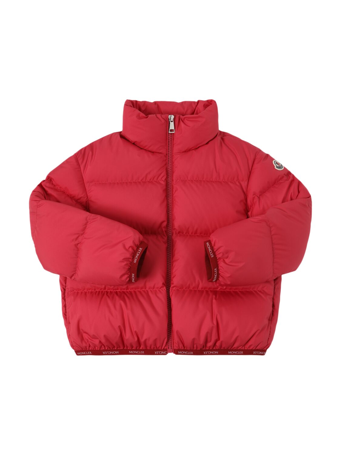 Moncler Abbadia Tech Down Jacket In Pink