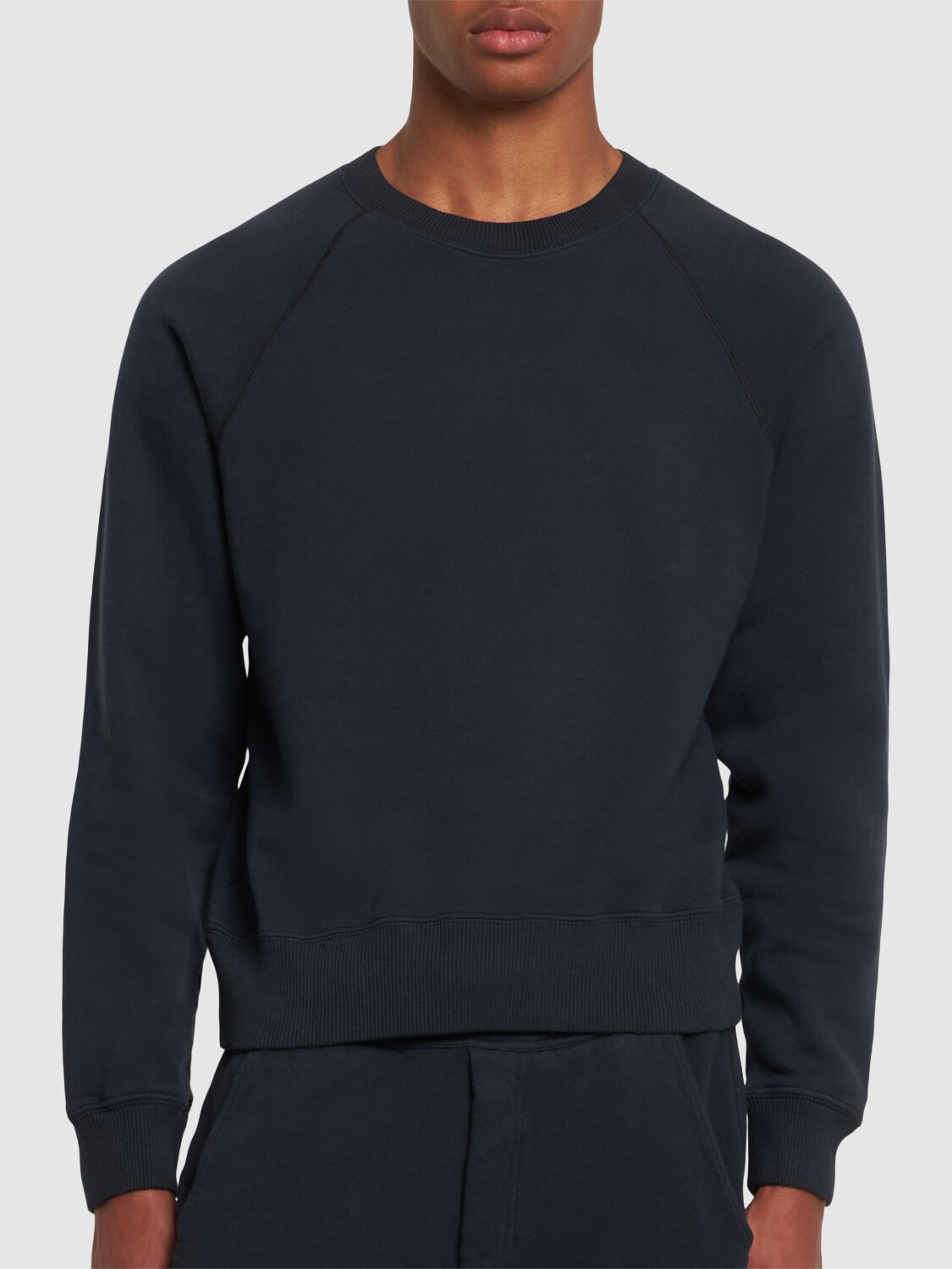 TOM FORD VINTAGE GARMENT DYED COTTON SWEATSHIRT 