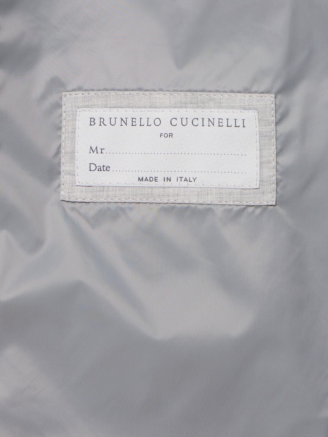 Shop Brunello Cucinelli Wr Padded Vest In Grey