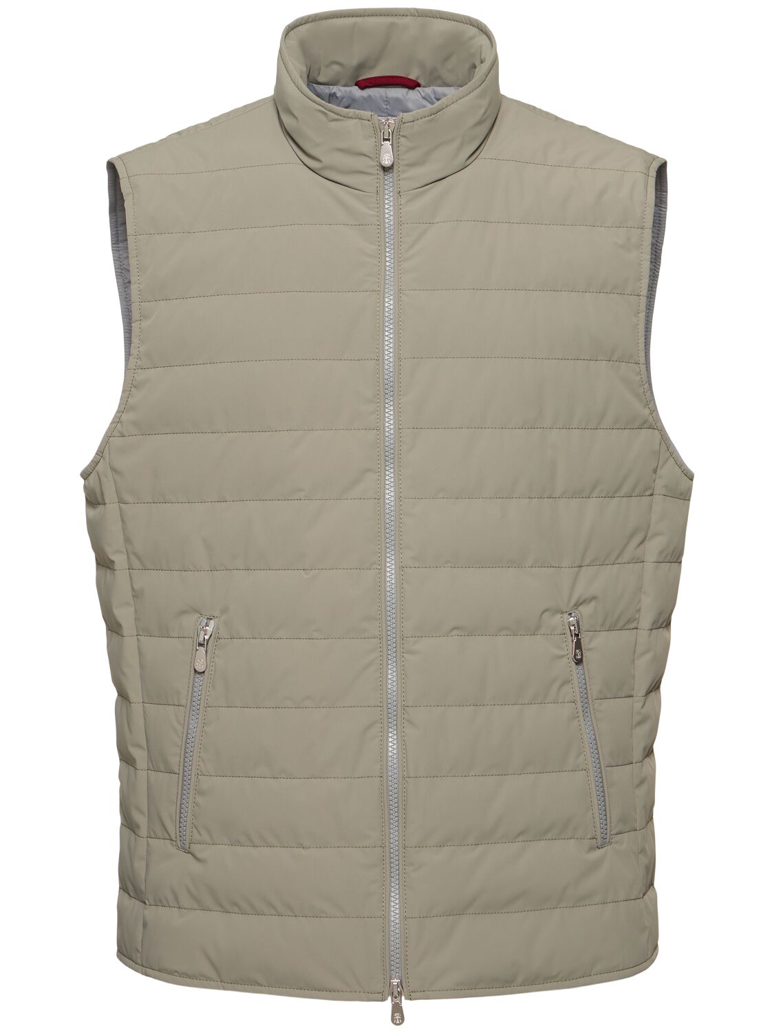 Shop Brunello Cucinelli Wr Padded Vest In Grey