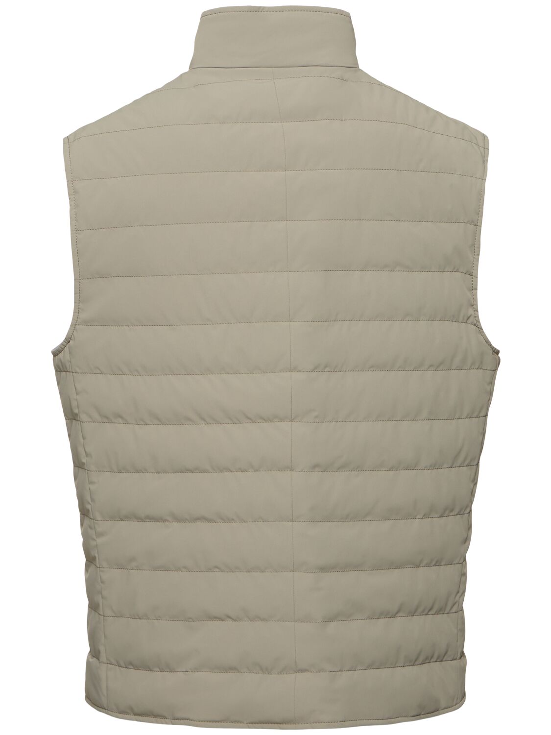 Shop Brunello Cucinelli Wr Padded Vest In Grey