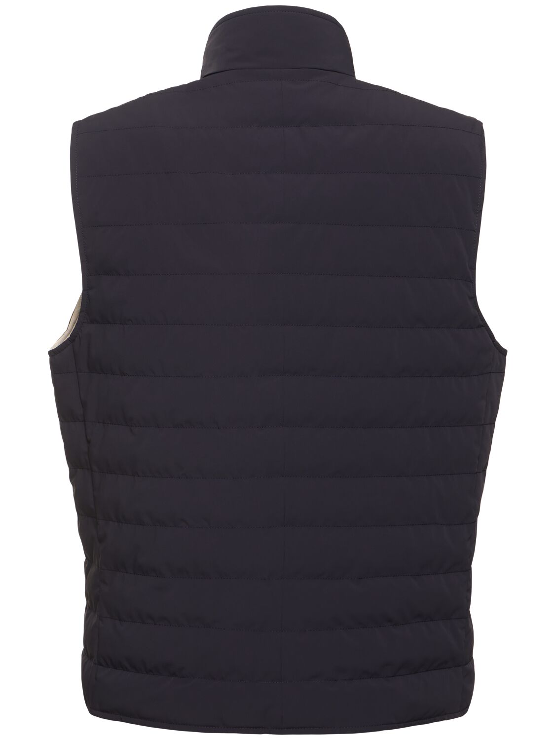 Shop Brunello Cucinelli Wr Padded Vest In Navy