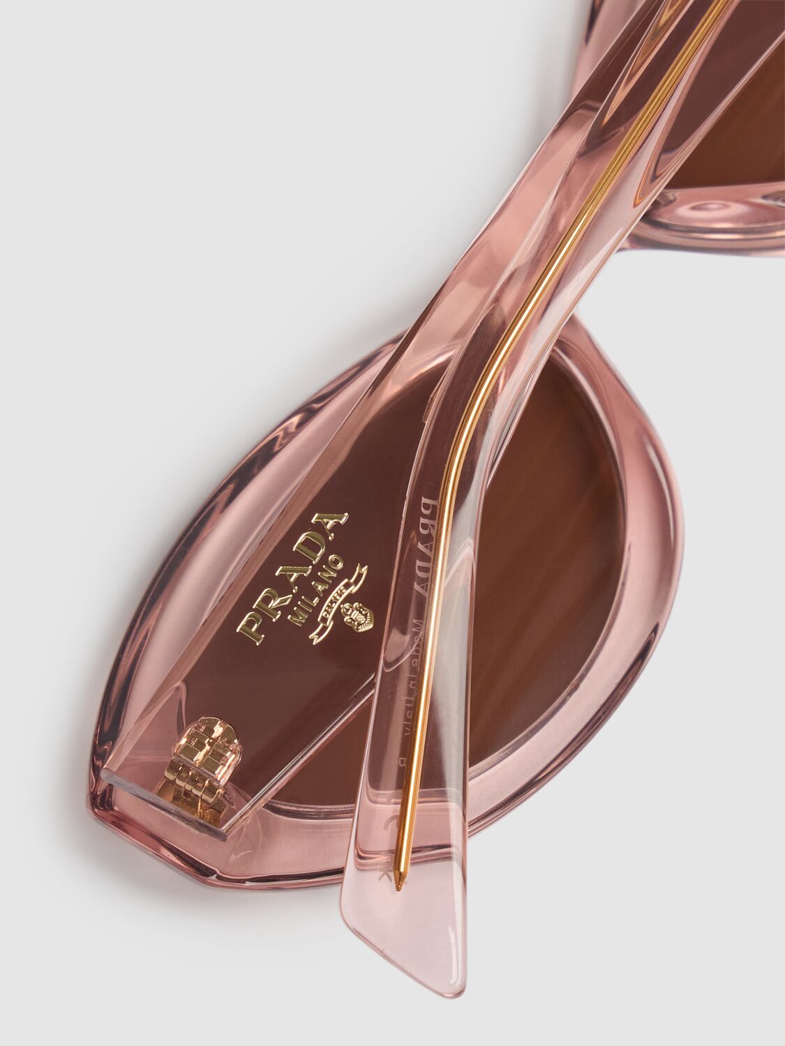 PRADA ROUND ACETATE SUNGLASSES 