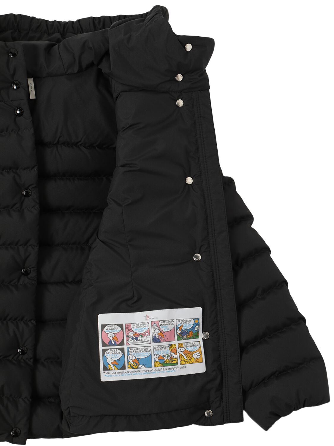 Shop Moncler Egisto Tech Down Jacket In Black