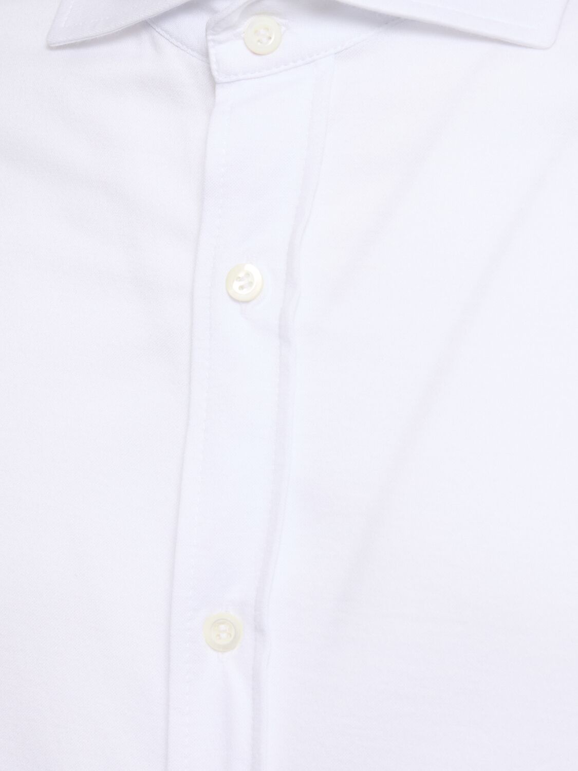 Shop Brunello Cucinelli Cotton Jersey Shirt In White