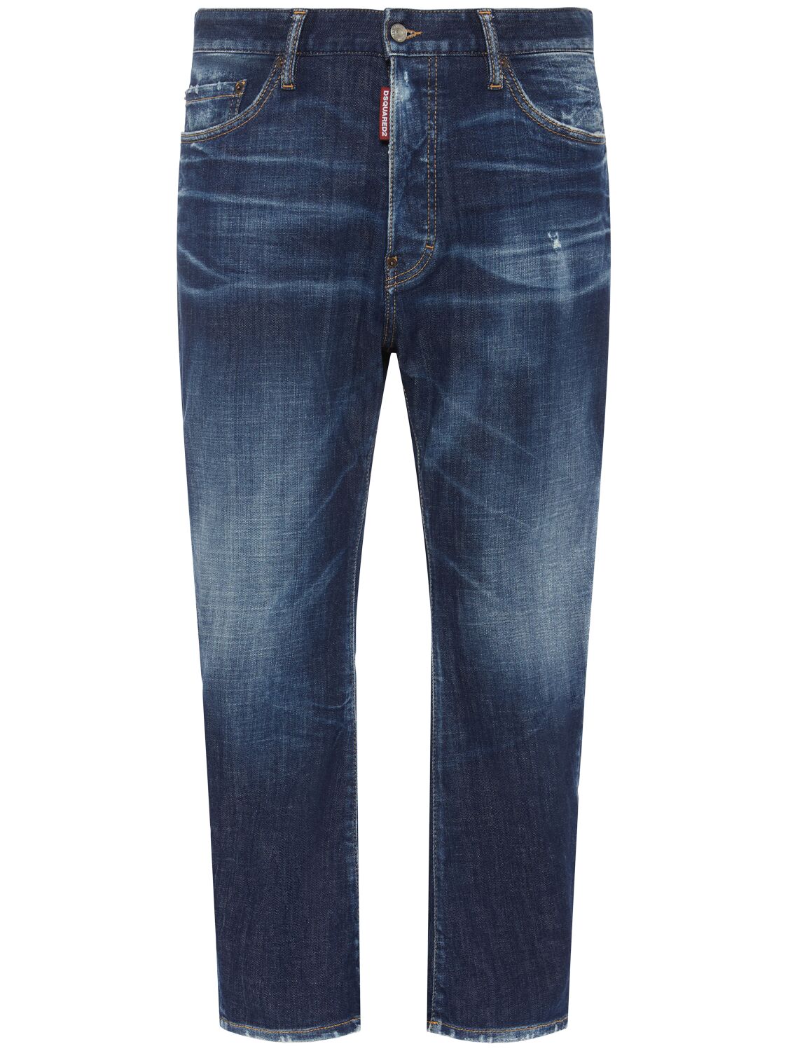 Shop Dsquared2 Bro Jeans In Navy