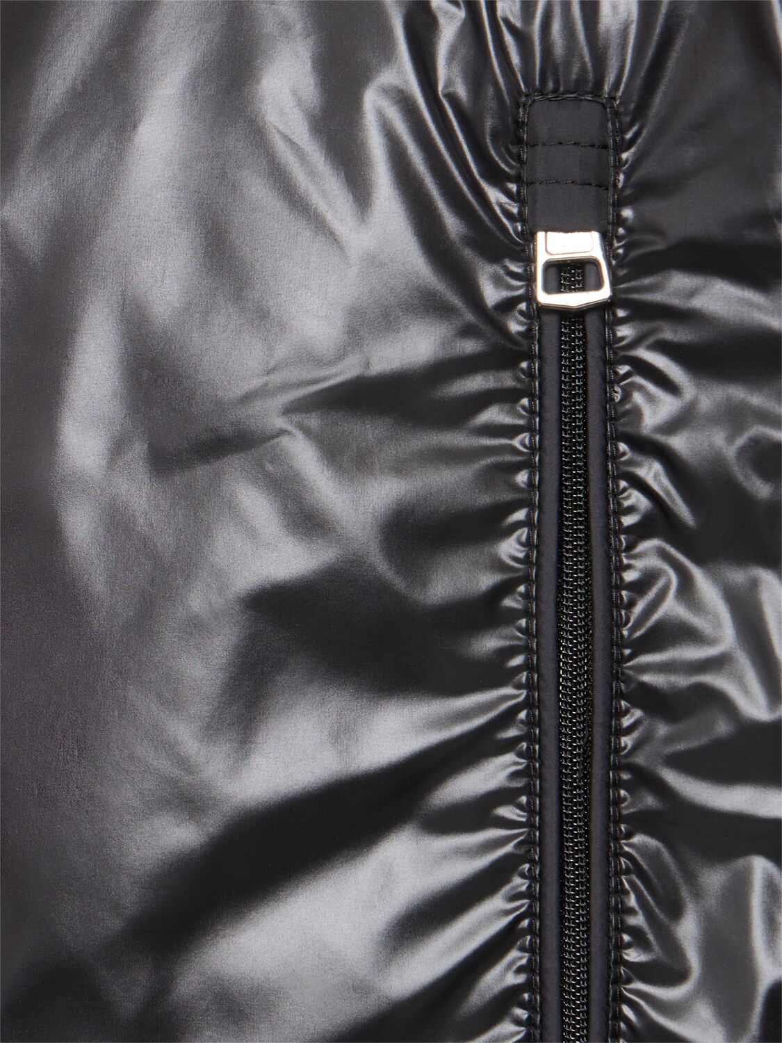 Shop Moncler Glarey Tech Down Jacket In Black