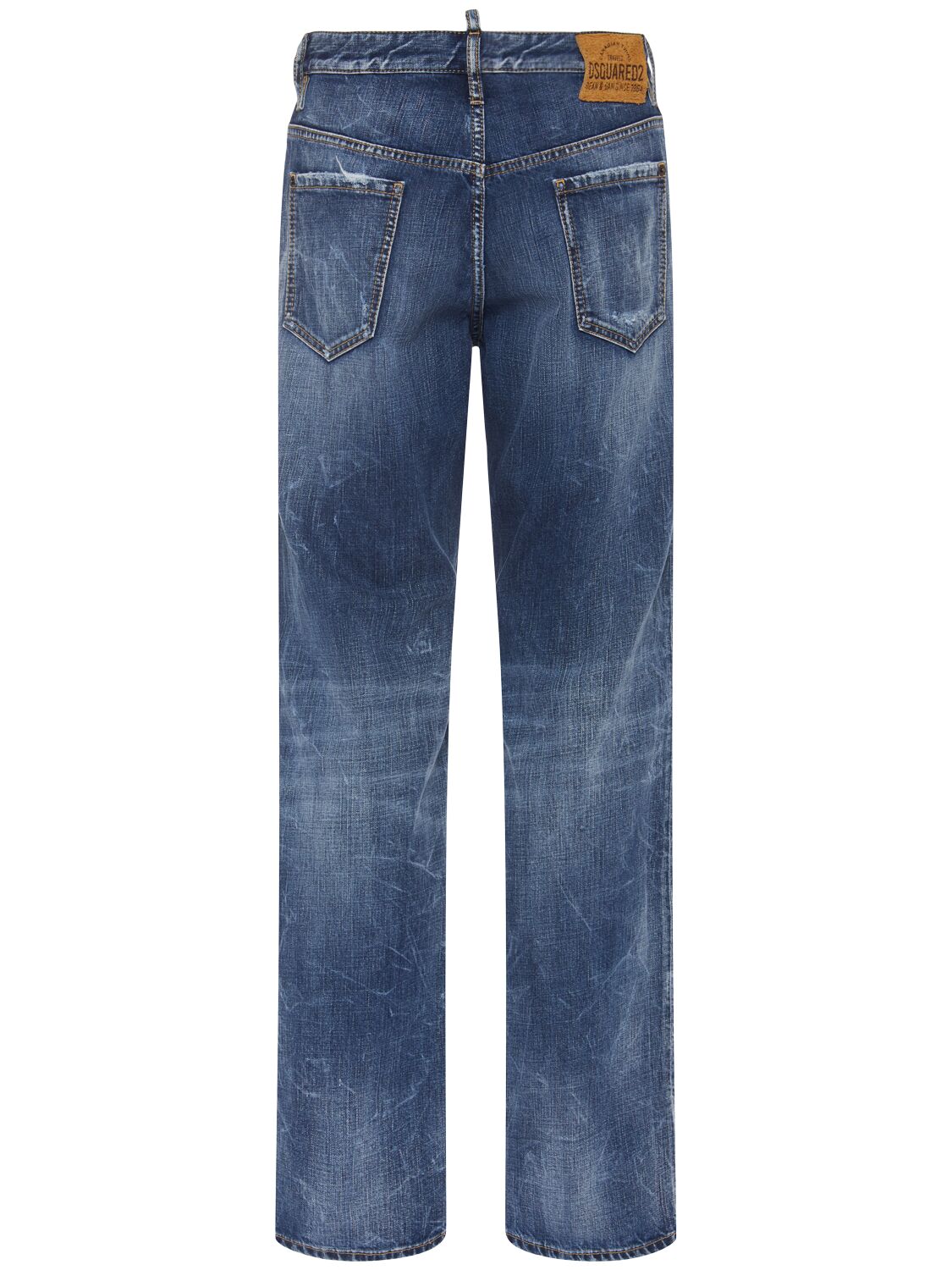 Shop Dsquared2 Roadie Jeans In Navy