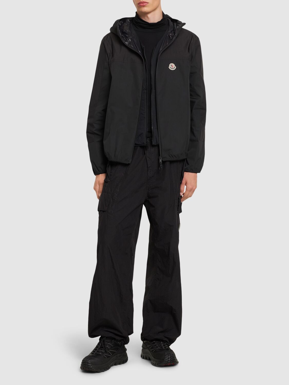 Shop Moncler Kona Tech Jacket In Black