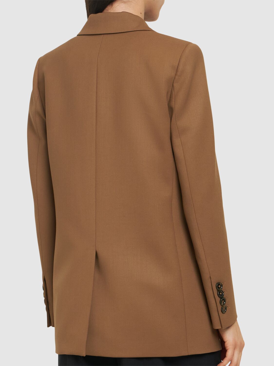 Shop Blazé Milano Jay Everyday Wool Blend Jacket In Camel