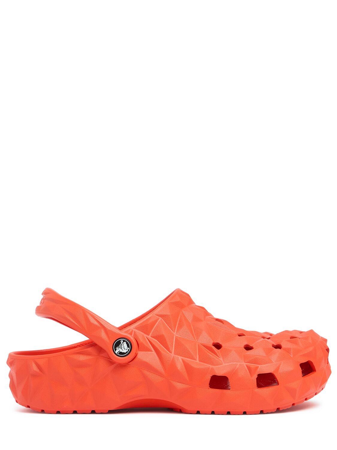 Crocs Classic Geometric Clogs In Orange