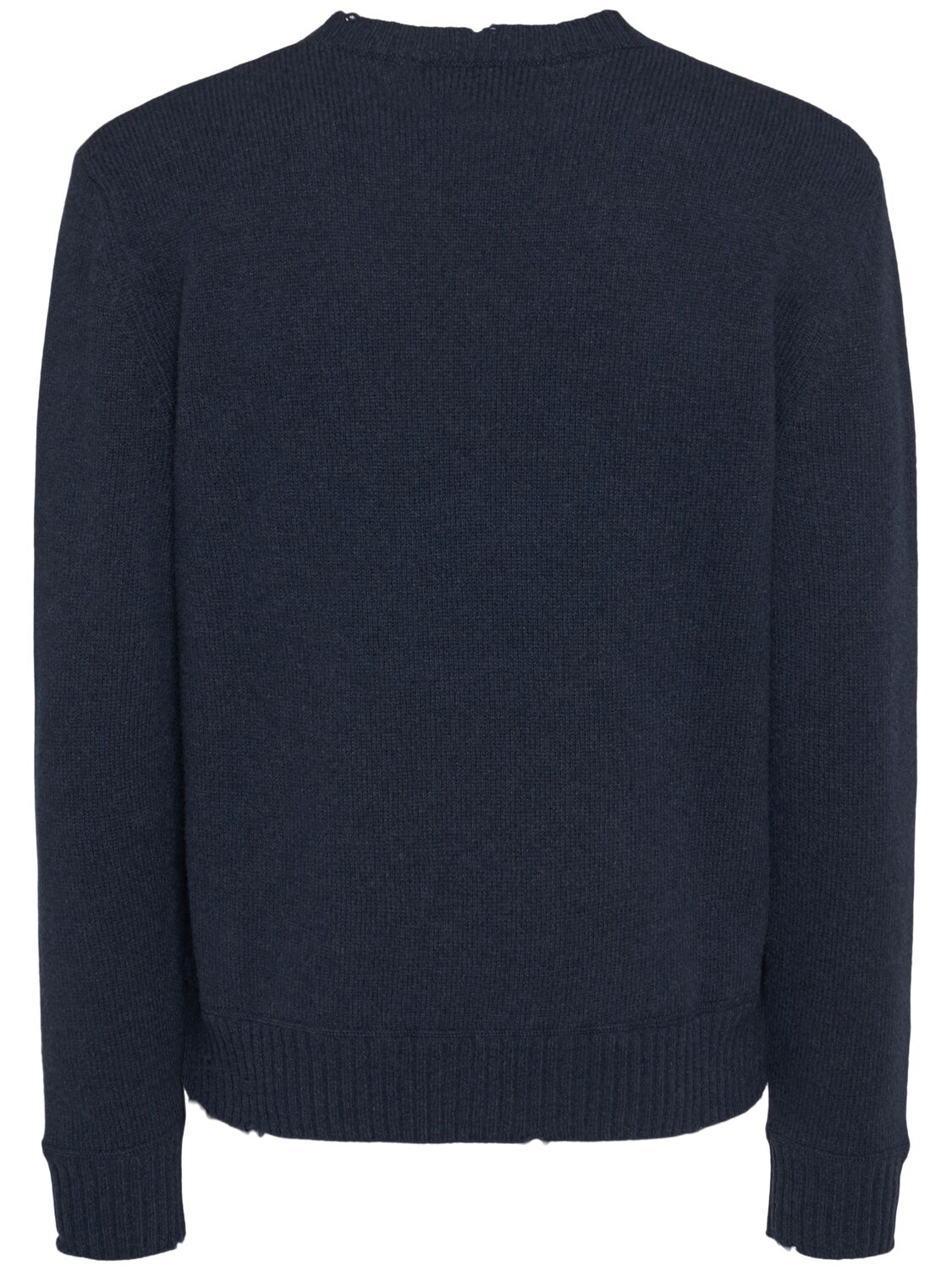 Shop Dsquared2 Wool & Cashmere Crewneck Sweater In Blue