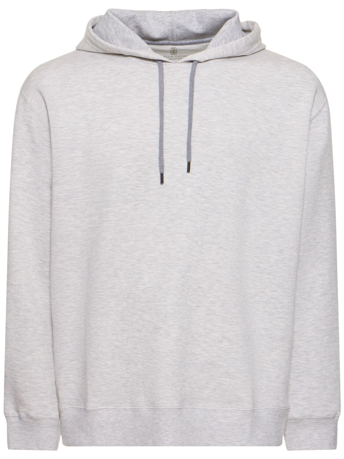 Brunello Cucinelli Leisure Sweatshirt In Pearl Grey