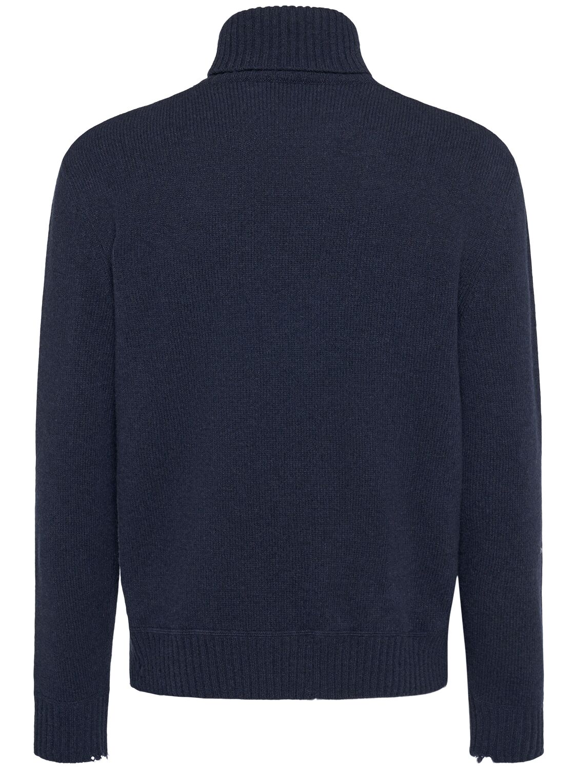 Shop Dsquared2 Wool & Cashmere Turtleneck Sweater In Blue