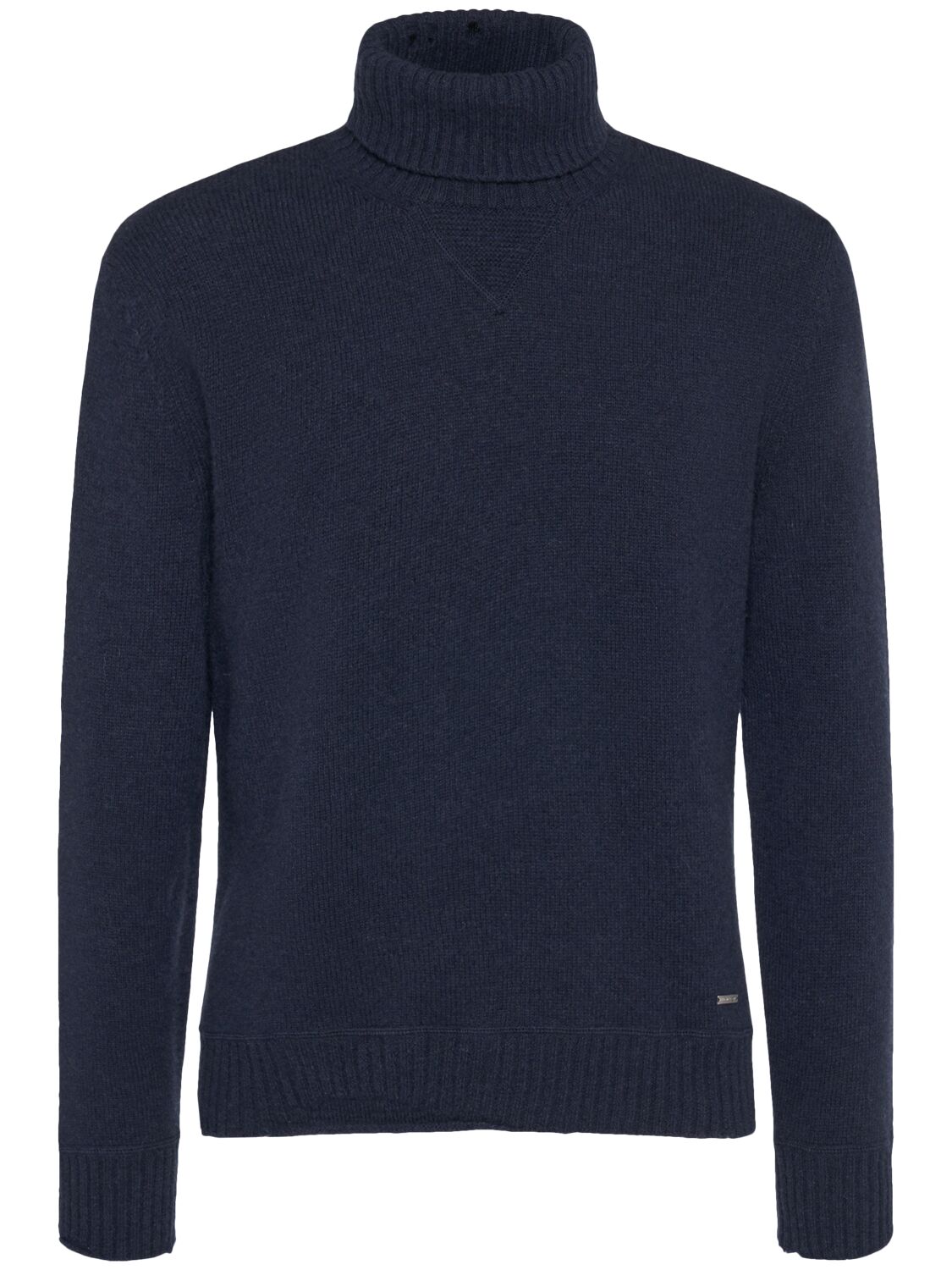 Dsquared2 Wool & Cashmere Turtleneck Sweater In Blue