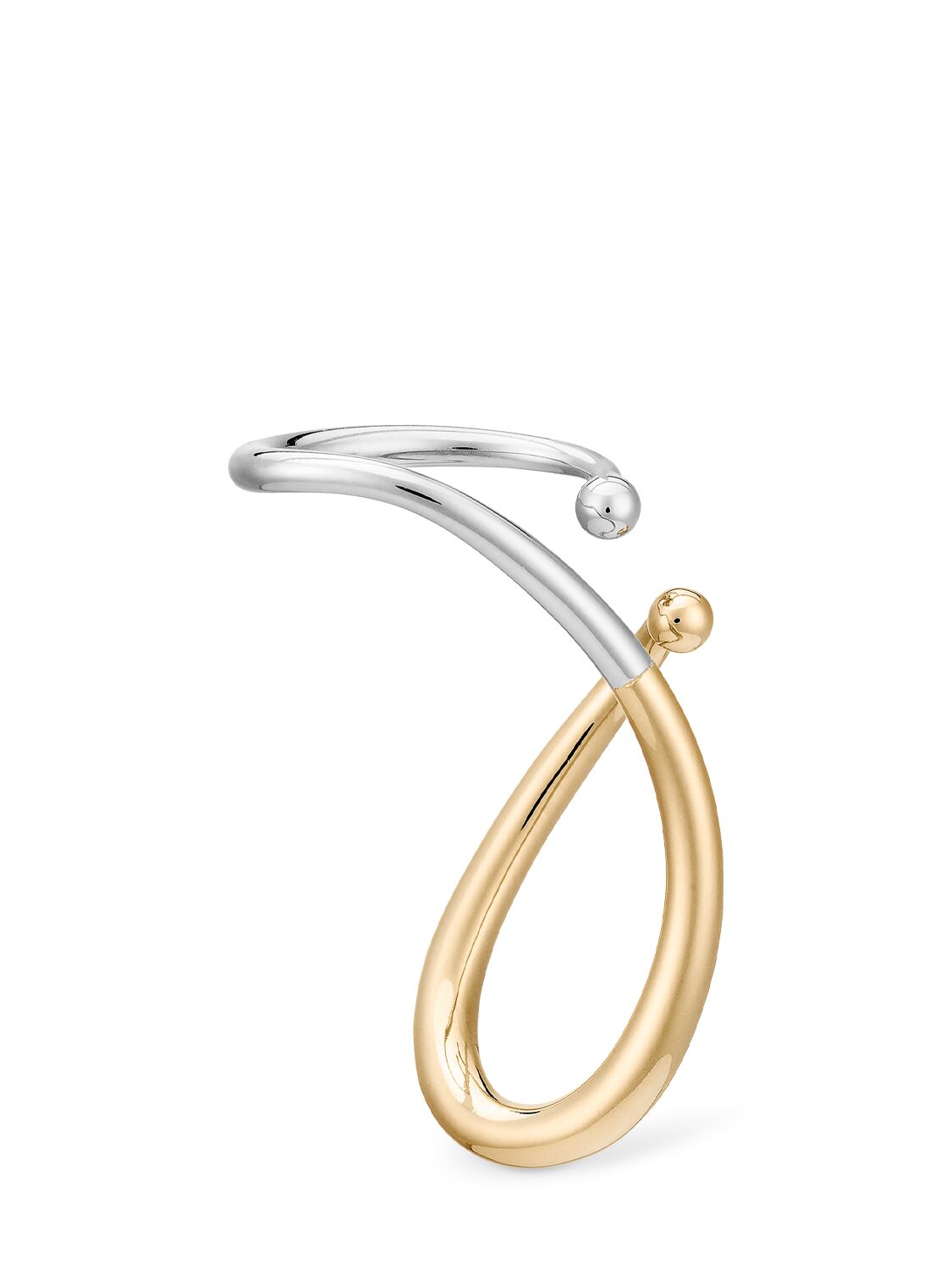 Charlotte Chesnais Petite Mirage Vermeil Ear Cuff In Vermeil/argent