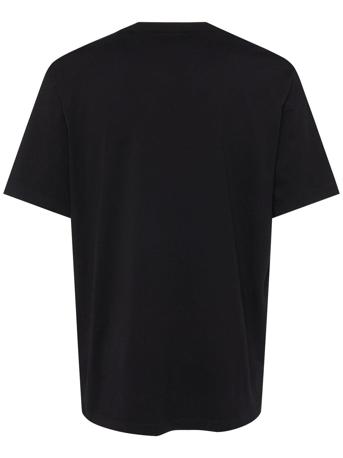 Shop Dsquared2 Regular Fit Logo Cotton T-shirt In Black