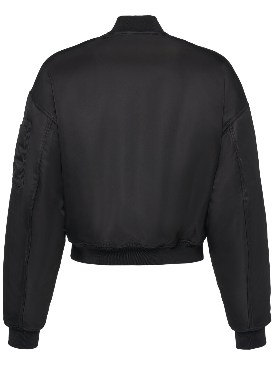 Shop Dsquared2 80s Nylon Bomber Jacket In Black