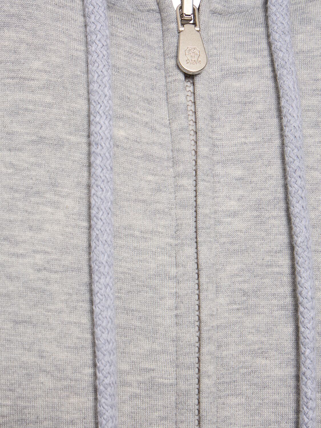 Brunello Cucinelli Leisure Zipped Sweatshirt In Grey