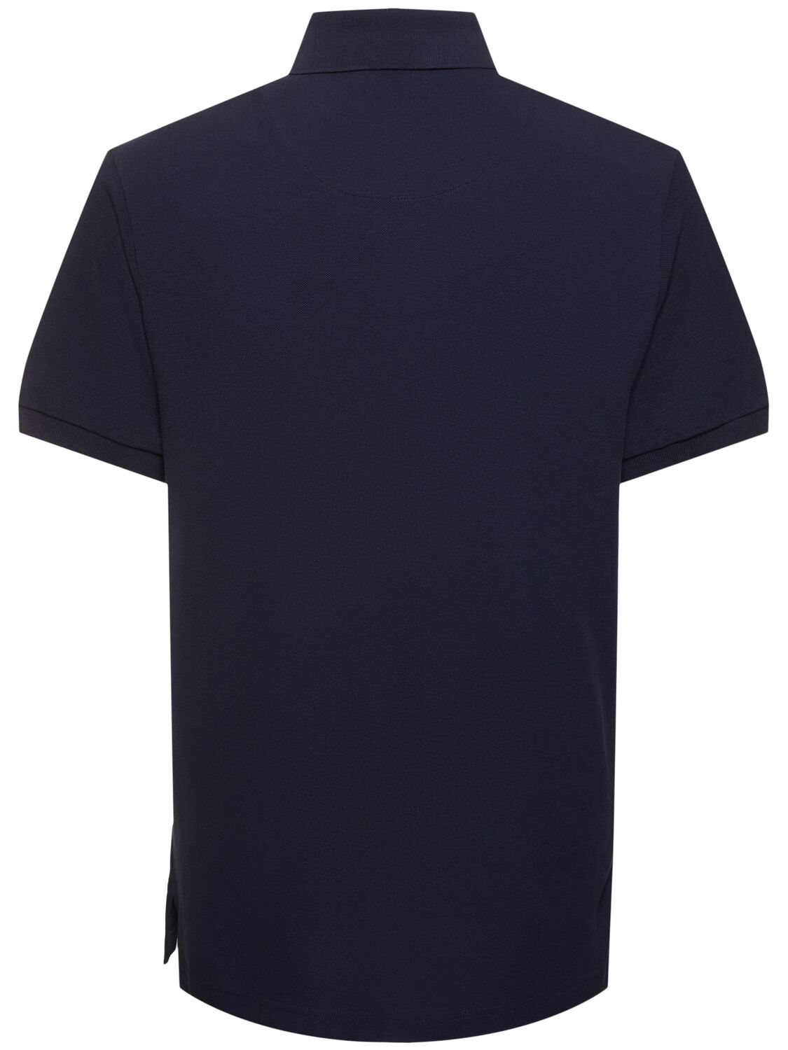 Shop Etro Cotton Polo In Dark Blue