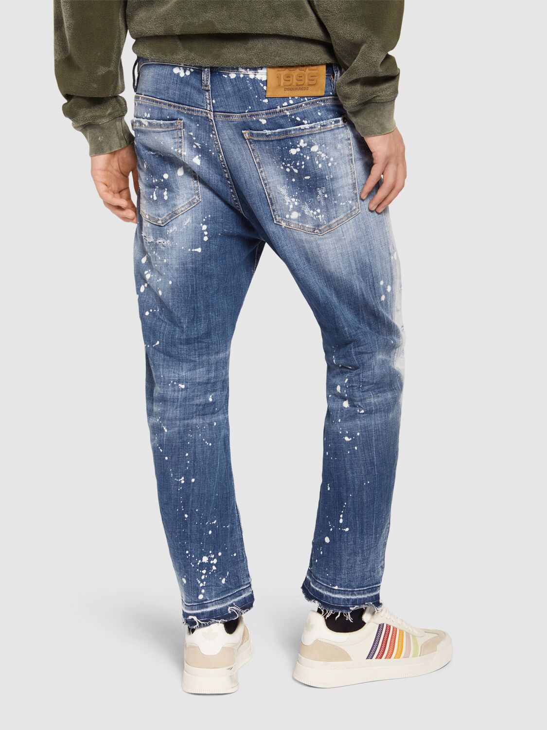 Shop Dsquared2 Bro Jeans In Navy