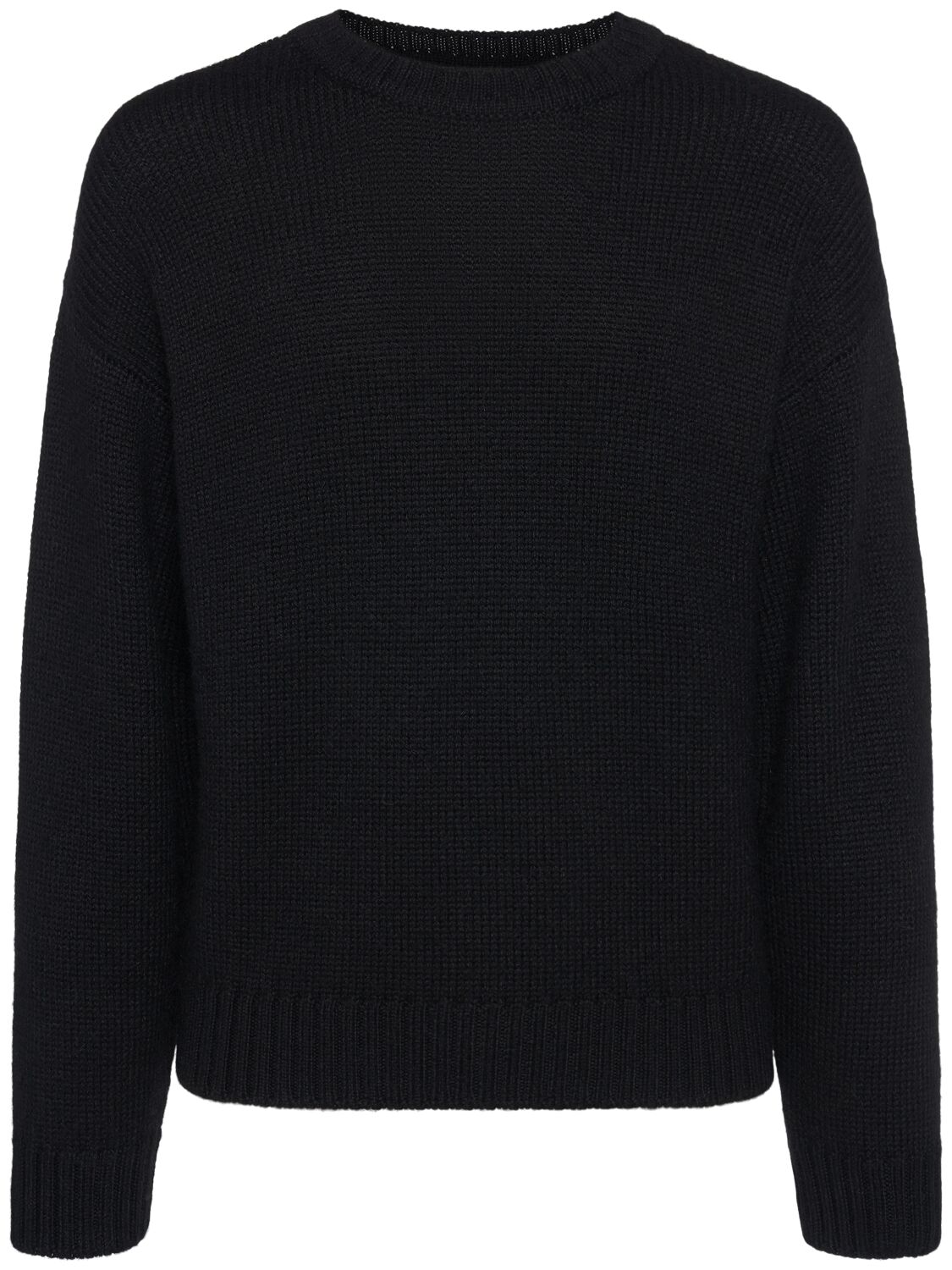 Dsquared2 Alpaca Crewneck Sweater In Black