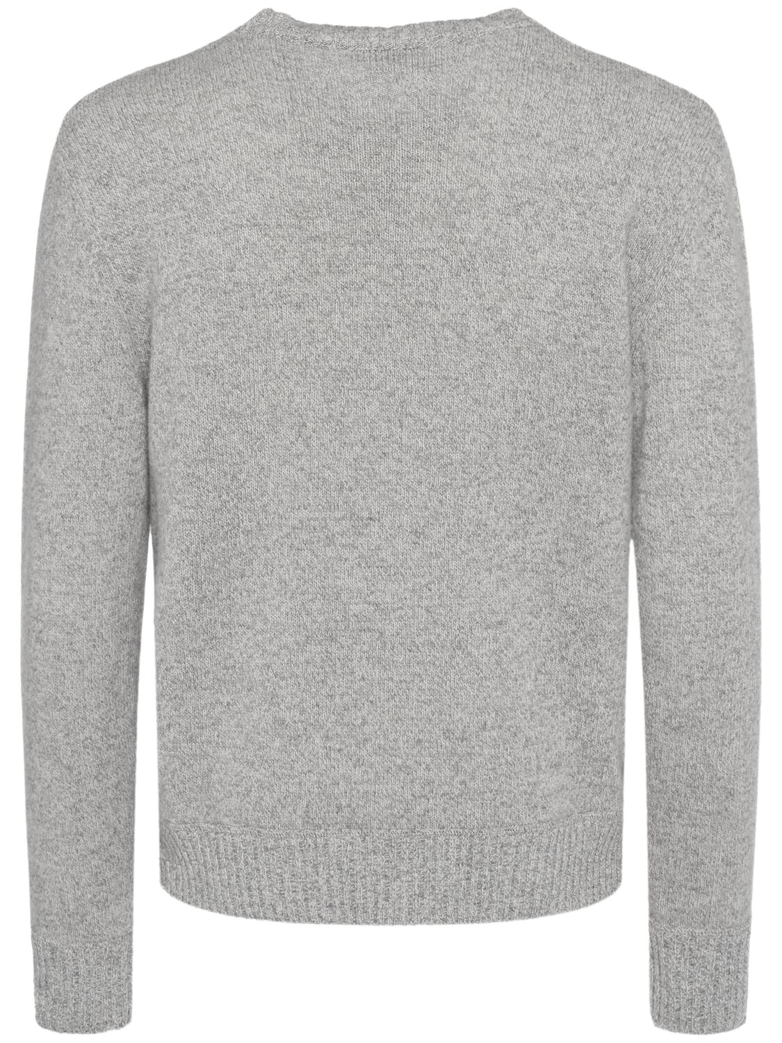 Shop Dsquared2 Wool & Cashmere Crewneck Sweater In Grey