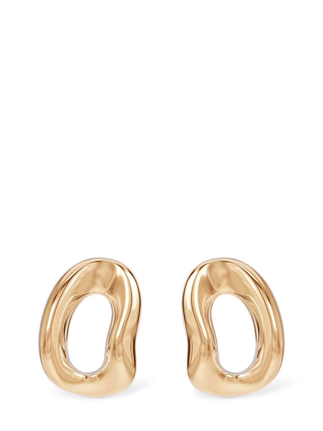 Charlotte Chesnais Shima Drop Earrings In Vermeil