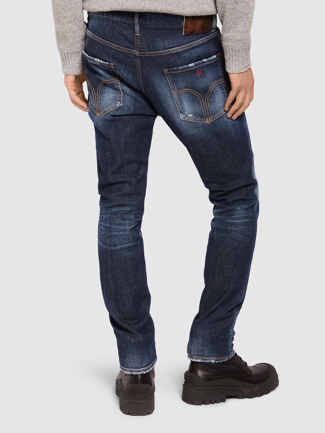 Shop Dsquared2 Cool Guy Jeans In Navy