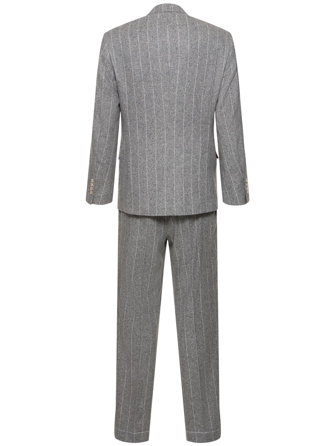 Shop Brunello Cucinelli Leisure Silk Blend Suit In Light Grey