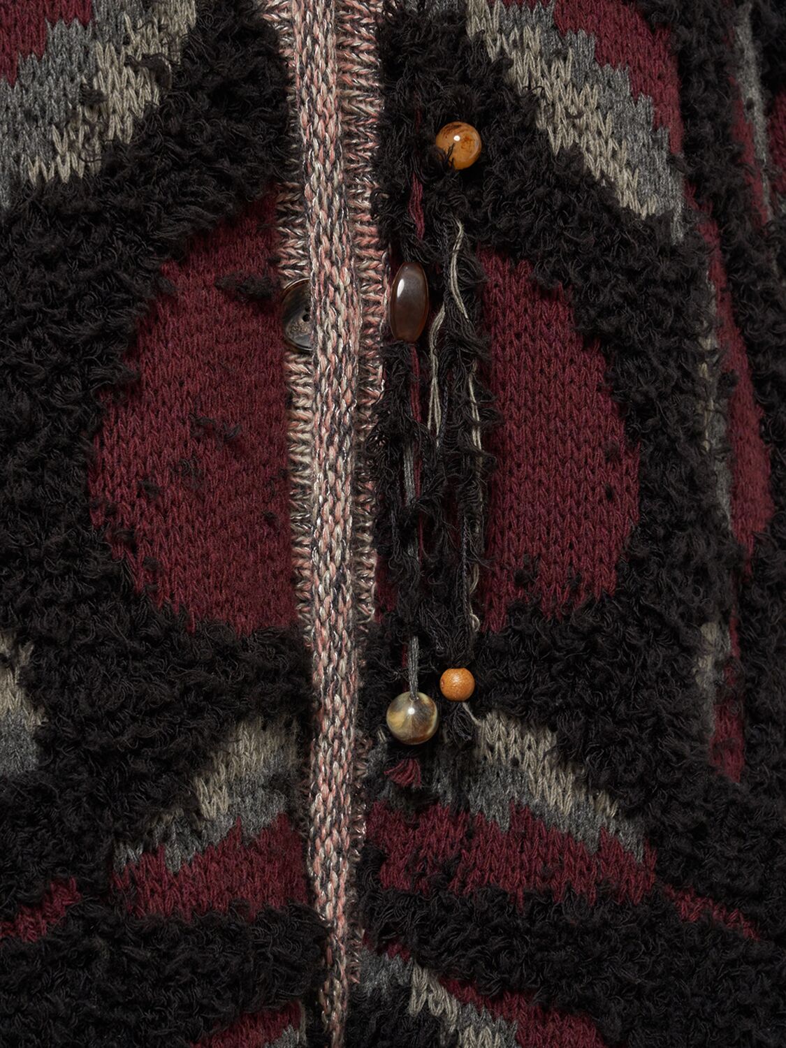 Shop Etro Wool Blend Cardigan In Multicolor